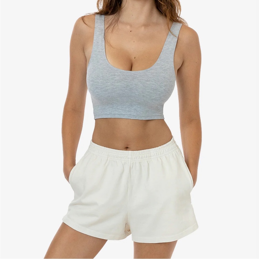 Los Angeles Apparel Creme Shorts S